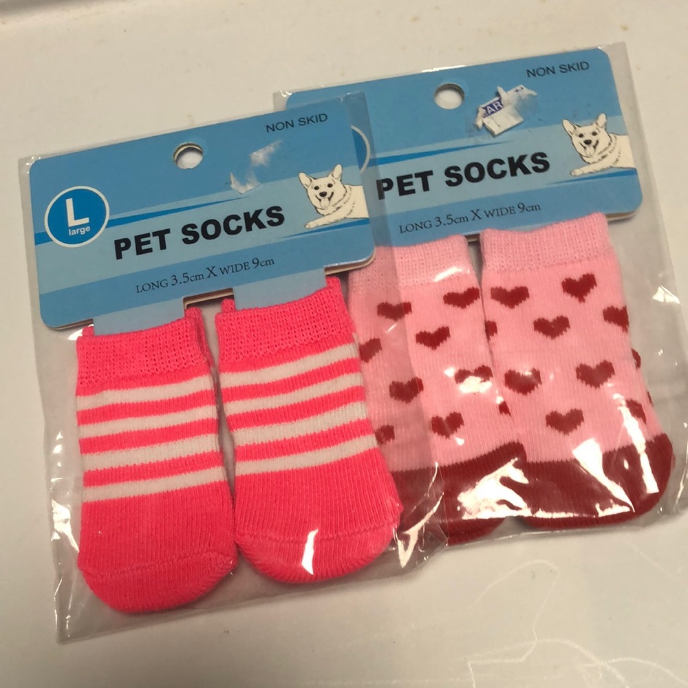 Valentines Pet Socks- Size Large FREE IN BUNDLE